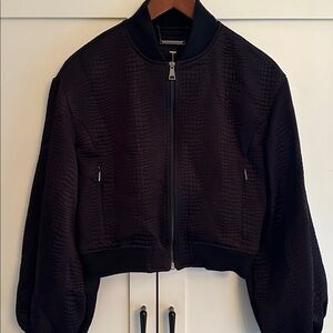 TED BAKER LONDON BAILEY JACQUARD BOMBER JACKET